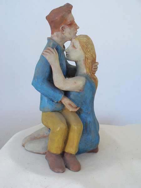 Escultura del pintor Antonio Posada