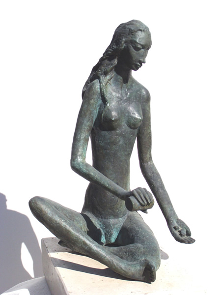 Escultura del pintor Antonio Posada