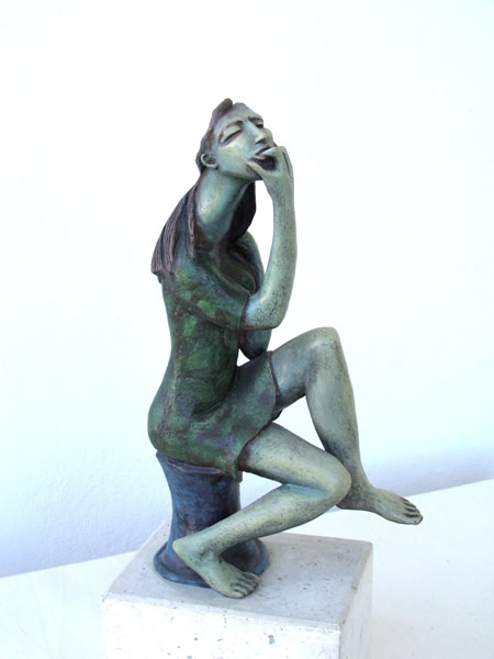 Escultura del pintor Antonio Posada