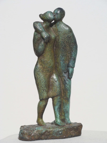 Escultura del pintor Antonio Posada