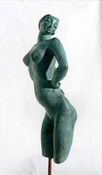 Escultura del pintor Antonio Posada