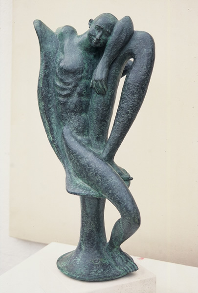 Escultura del pintor Antonio Posada