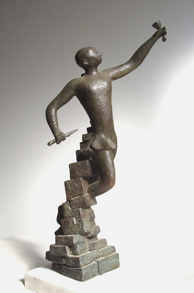 Escultura del pintor Antonio Posada