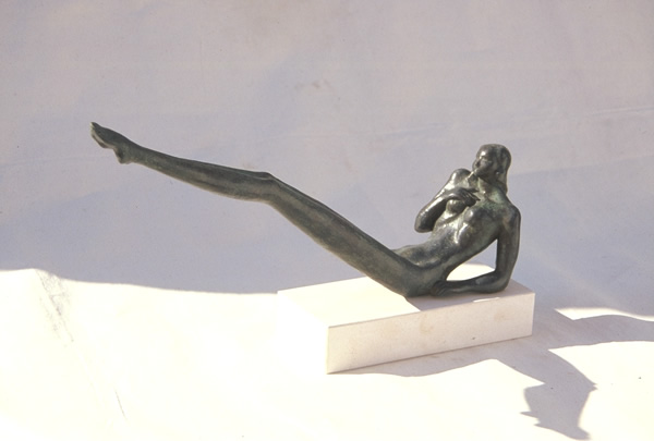 Escultura del pintor Antonio Posada