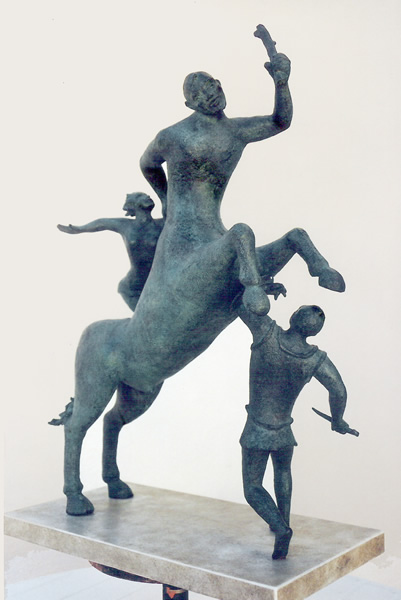 Escultura del pintor Antonio Posada